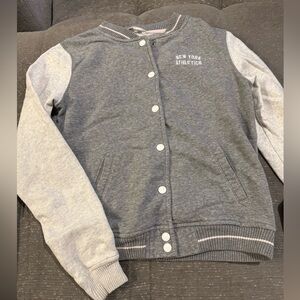 H&M Gray and White Kids Athletic Sweatshirt